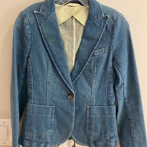 Tailored Theory denim blazer